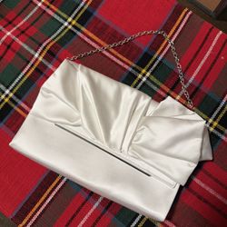 Anthropology Bridal Clutch Bag