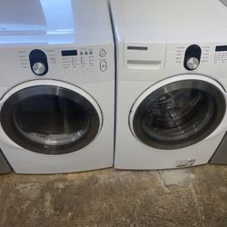 Samsung Set Washer And Dryer Gas Good Condition We Delivery 