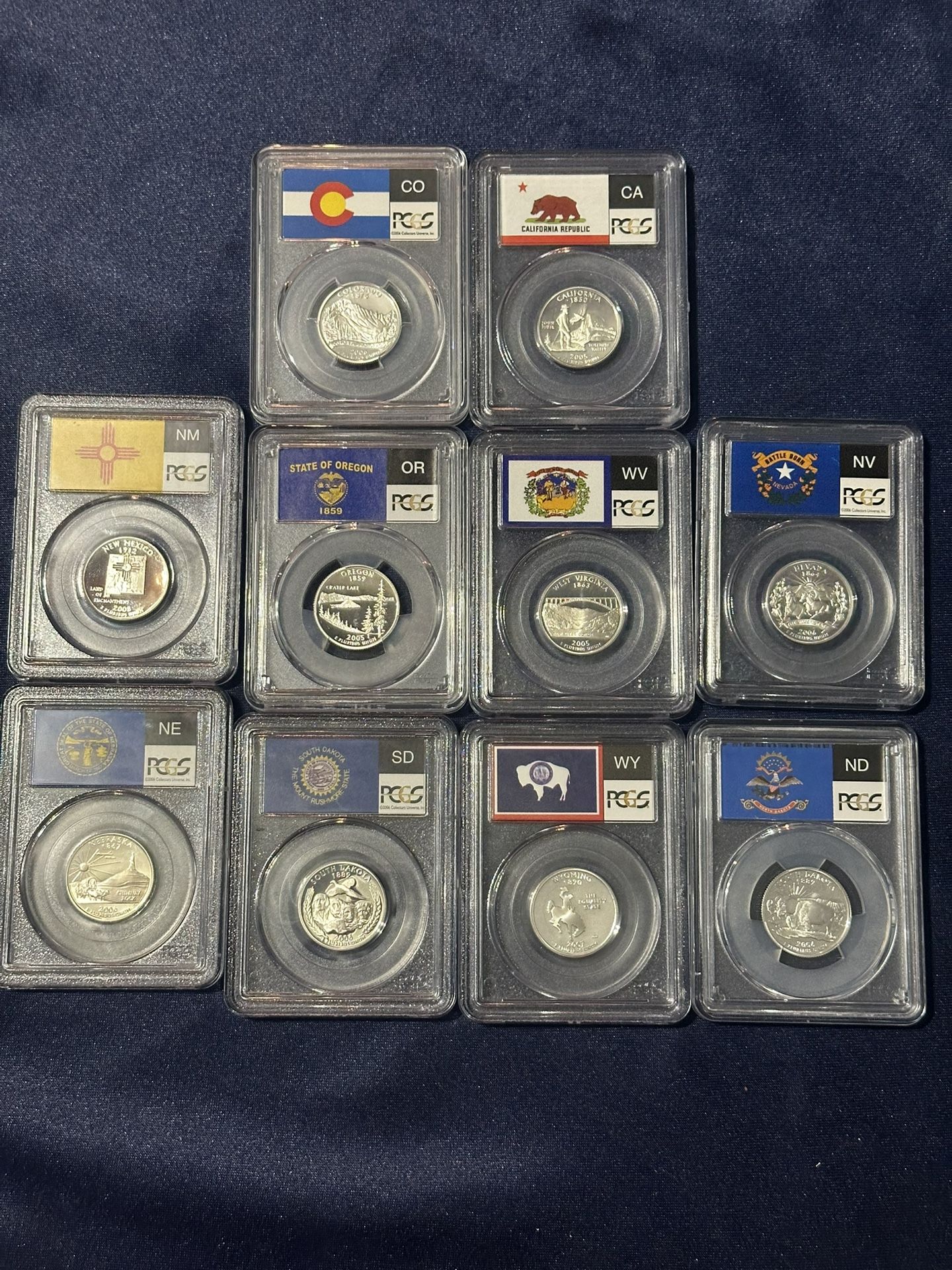 10 PCGS PR 69 DCAM State Quarter