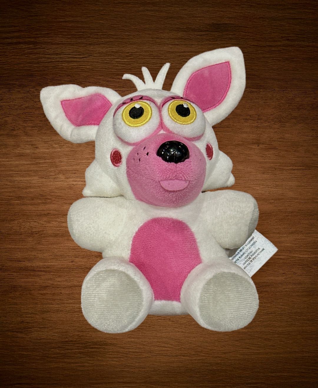 FIVE NIGHTS AT FREDDYS PLUSH FUNTIME FOXY WHITE & PINK FUNKO STUFFED ANIMAL. 8”