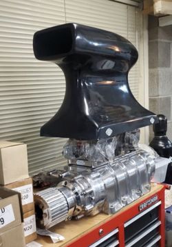 Jet Boat, Fiberglass Air Scoop 4150 Dominator  V Drive Duel Carburetor, Or Single