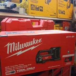 MILWAUKEE M18 TRANSFER PUMP (TOOL ONLY)
