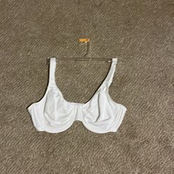 White Underwire Bra Size 36C