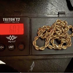 10k Solid Gold Rope,perfect Condition .Read Descriptions,NO OFFERS!!! Thanks