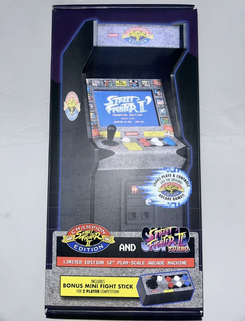 New Wave Toys Replicade Street Fighter 2 II Mini Arcade 1/6 Scale