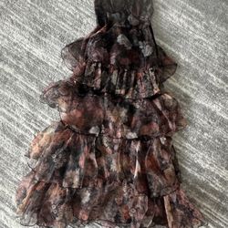 Vintage-Inspired Floral 2-in-1 Dress – Detachable Skirts