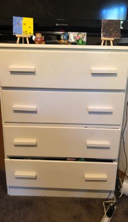 White dresser