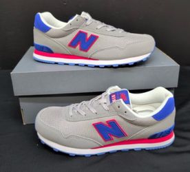 New Balance 515 Lace Up Running Shoes Unisex Kid's US 4 Grey Blue GC515KG size 7 women’s  new