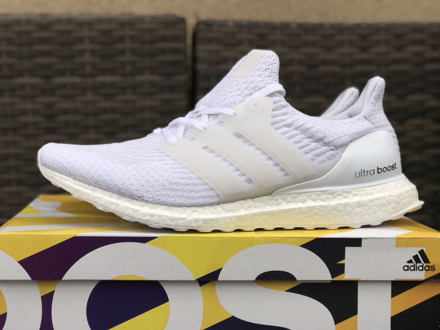 Sentimental newness session Adidas Ultra Boost All White Triple White 3.0 Mens BA8841 Size: 13 for Sale  in Santa Clara, CA - OfferUp