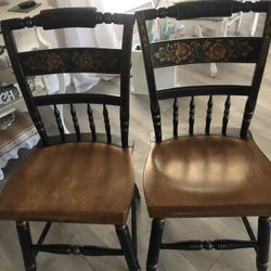 Antique Hitchcock Chairs