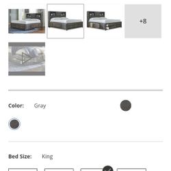 Brand New Bed Frame With Back Bord