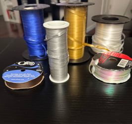 Assorted Curling and Decorative Ribbon Spools. Pick Up In Van Nuys CA
