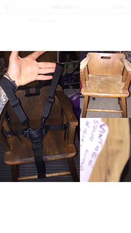 Vintage 1950's High chair