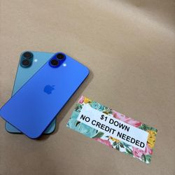 Apple IPhone 16 Plus 5G - Only $1 Today Pay The Rest Later! 