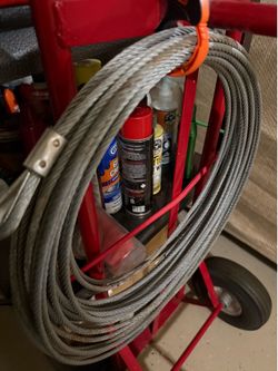 Cable, 1/4”x 50ft./ Weldless Galvanized Steel.