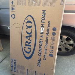 Graco Dual-Comfort 6 Inch Foam Crib and Toddler Mattress