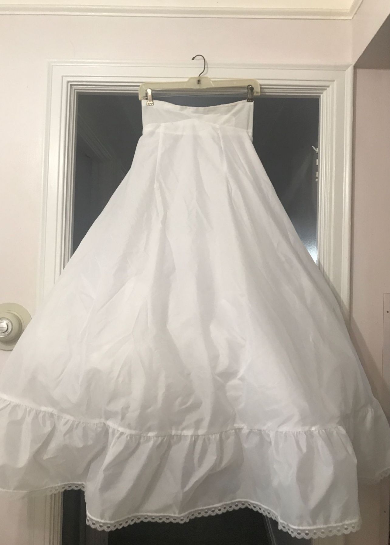 Petticoat size 10 and Strapless torsolette bra 34B