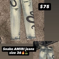 Amiri Jeans Size 36