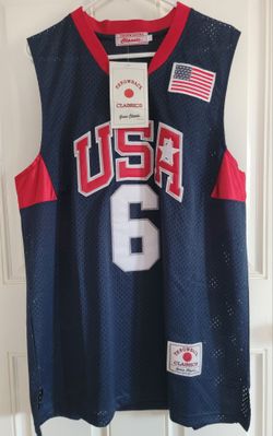 Lebron James 2008 #6 USA Jersey-New