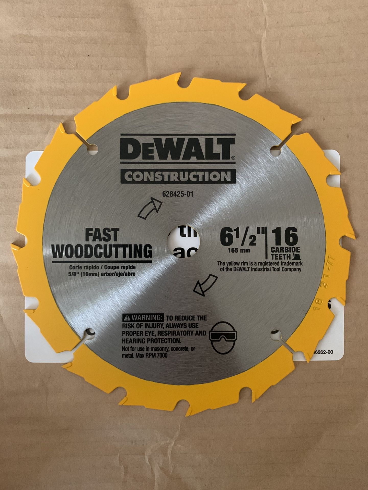 DeWalt Circular Saw Steel Blade