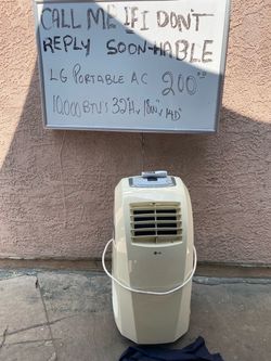 LG Portable Air Conditioner 10,000 BTU