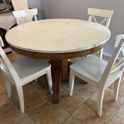 Shabby Chic Solid Oak table 