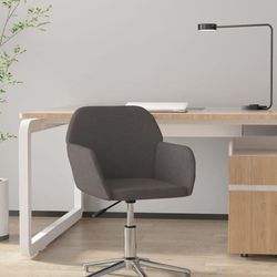 Swivel Office Chair Dark Gray Fabric NEW