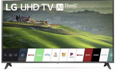 LG 75” 4K Smart TV + LG Sound Bar & Wireless Sub – Bundle
