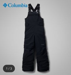 Columbia Kids Bibs Size 6/7  Like New 