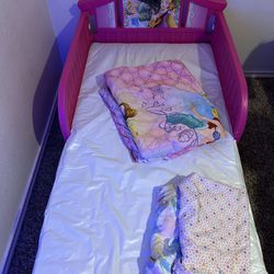 Disney Princess Plastic Toddler Canopy Bed