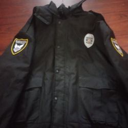 First Class Security Waterproof Hoodie Jacket Size 3XL Adult 