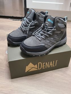 Denali Mid Hiking Boots Gray and Teal