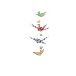 Stylish Origami Cranes With Wishing Stars