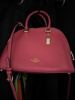 pink coach purse
