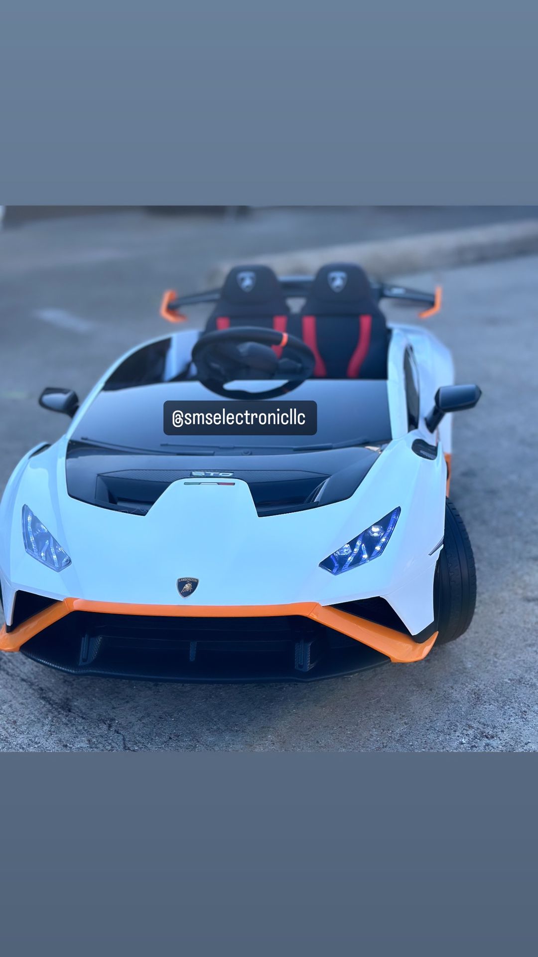 Licensed Lamborghini Huracan Ride-On for Kids with Dual Speed Options