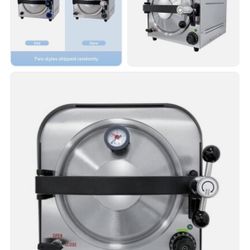 14L Dental Lab Autoclave Steam Sterilizer Medical Sterilization Equipment USA
