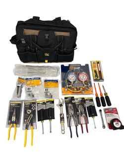 CLC WORK GEAR TOOL BAG W/ TOOLS #33110