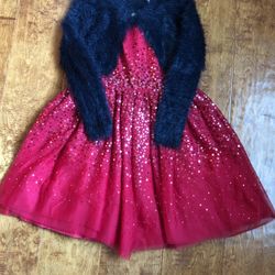 Girl’s H&M Red Holiday Dress
