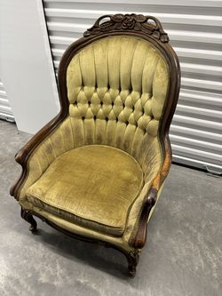 Victorian-Style Antique Armchair