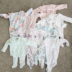 Babygirl Pajamas 3-6 Months