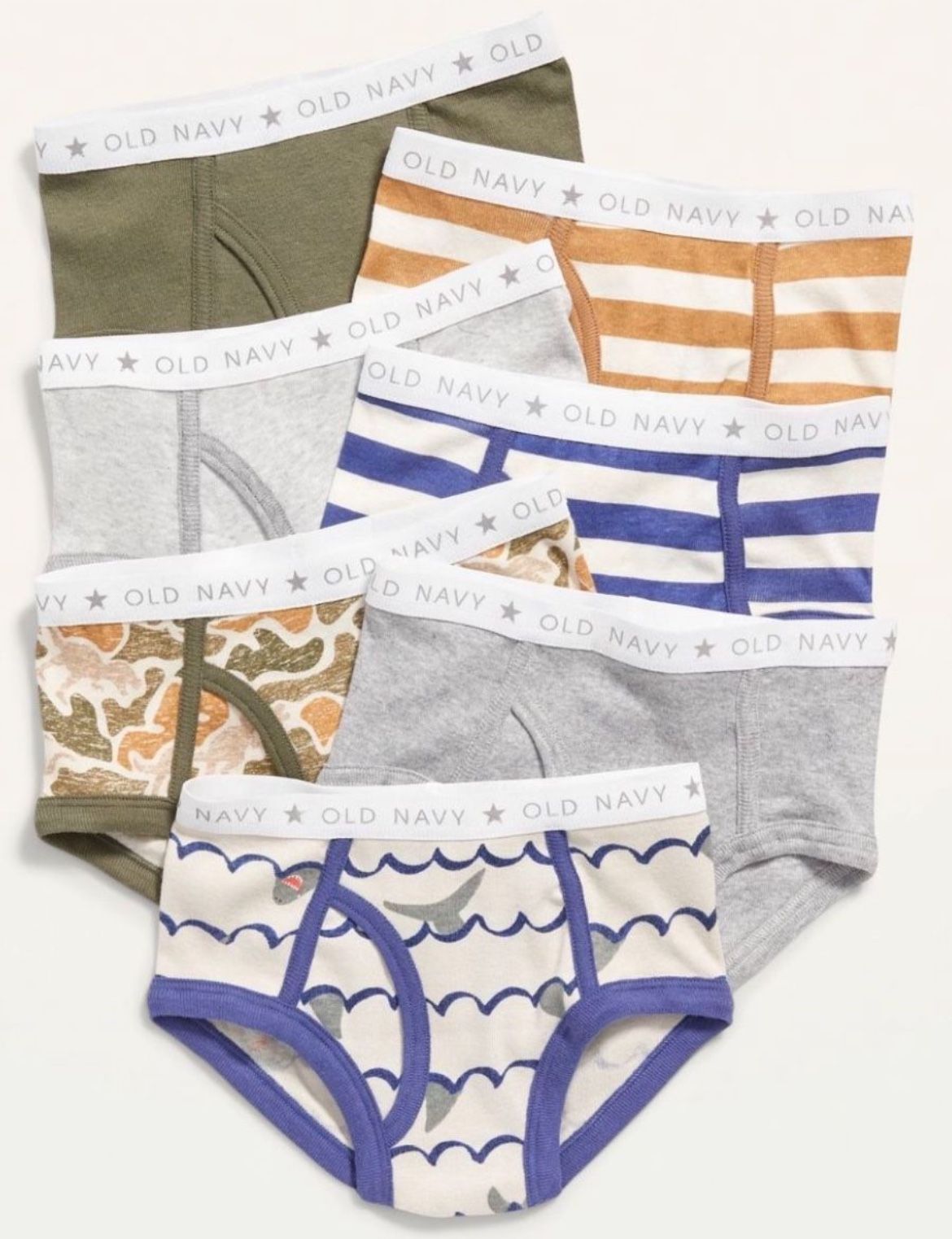 Old Navy Toddler Boy’s Underwear Briefs 7 Pack, Size 2t-3t, 4t-5t
