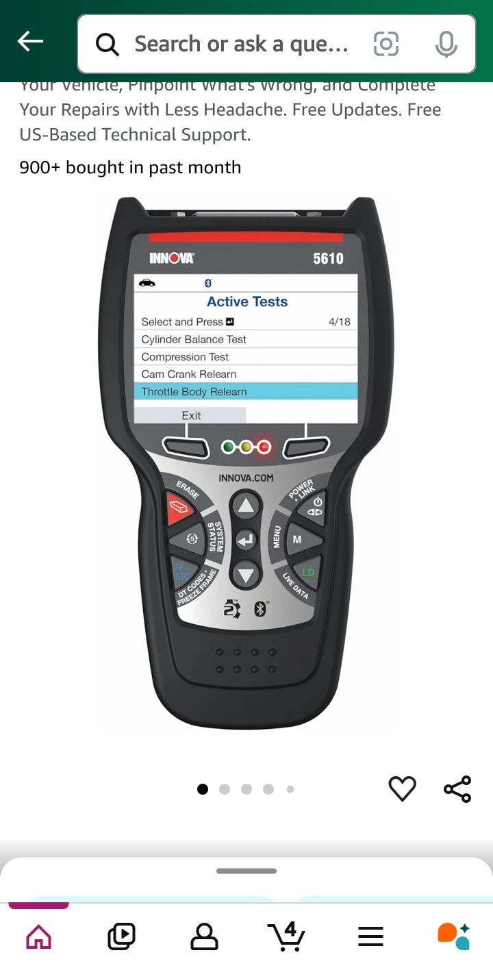 Innova CarScan Bi-Directional Code Reader