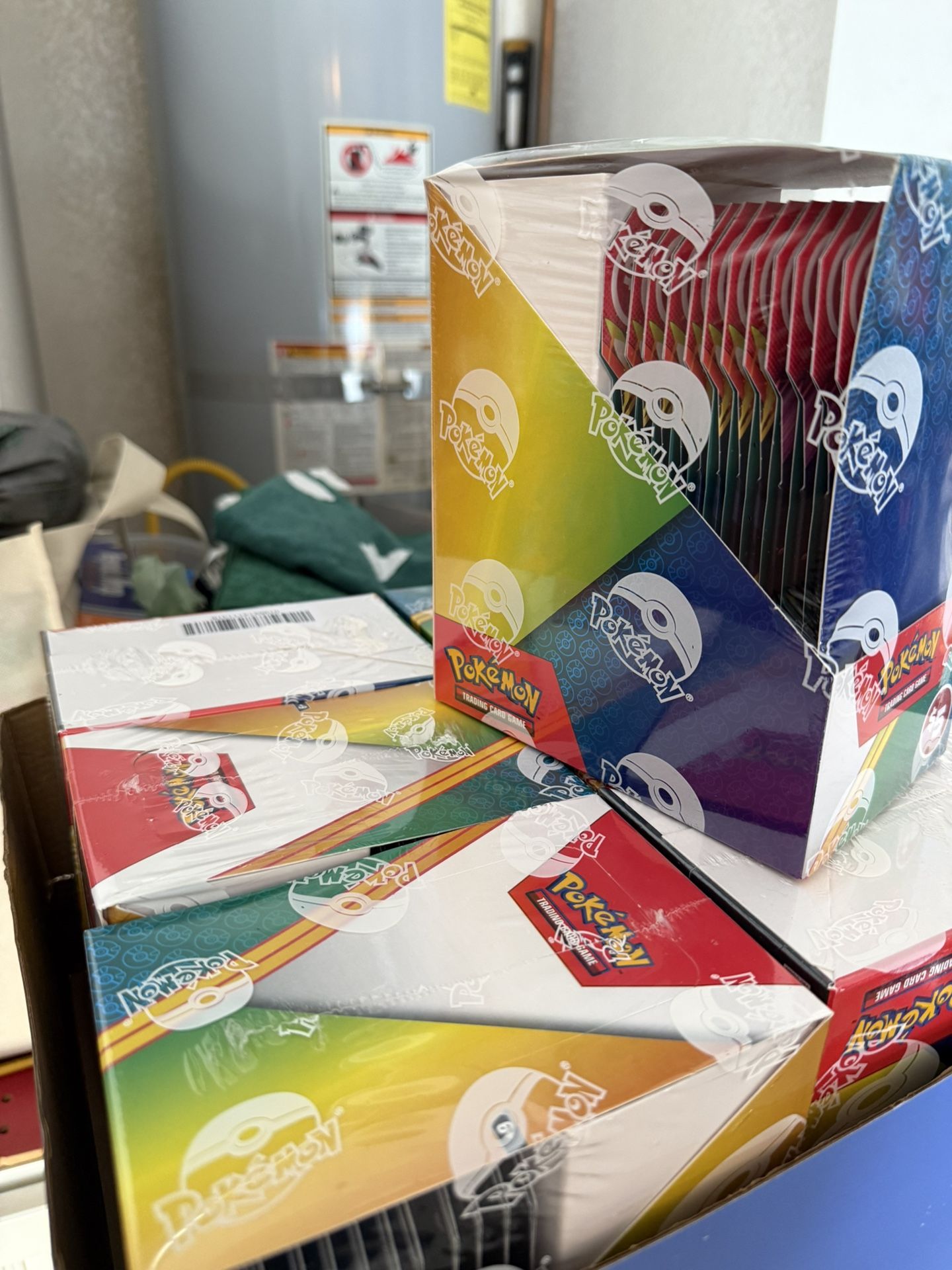 Pokemon cards Destined Rivals 8 cases of 12 in a box. Sealed