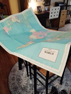 Hammond World Superior Wall Map