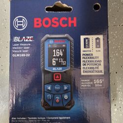 Bosch Blaze Laser Measure GLM165-22 165 ft