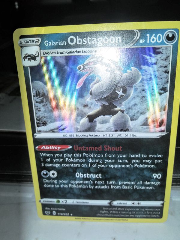 Pokemon Card Obstagoon For Sale In Montebello CA OfferUp
