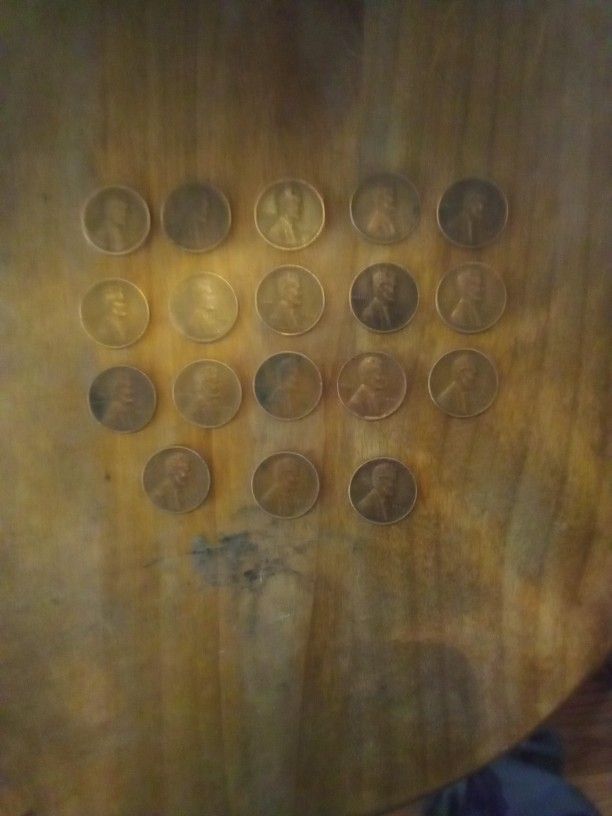 18 Wheat Back Pennies
