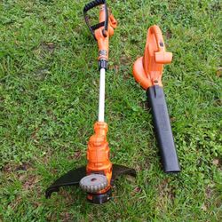 Weed Eater/blower Black + Decker Electric Take Both For 75