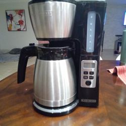 Black+Decker 12 Cup Thermal Programmable Coffee Maker With Brew Strength 