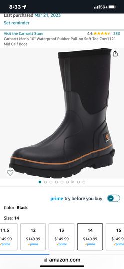 Men, Carhartt, Rain Boots 